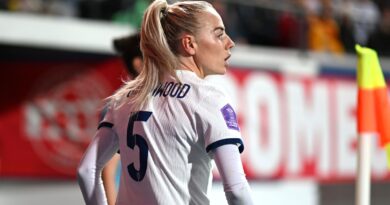 Alex Greenwood suffered a head injury against Belgium