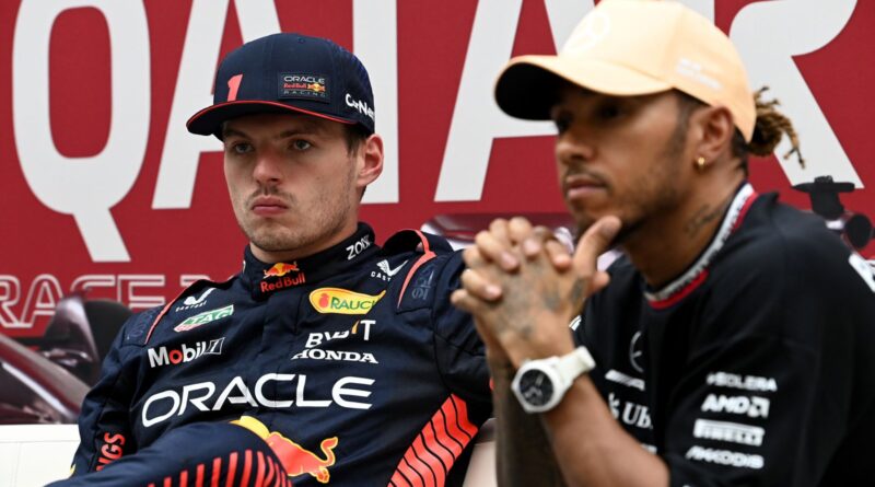 Qatar GP: Max Verstappen faces Lewis Hamilton and George Russell start threat as F1 wait on crucial tyre decision