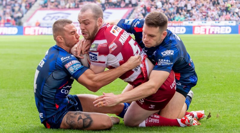 Super League: Liam Marshall stars as Wigan Warriors beat Hull KR 42-12 to seal place in Grand Final