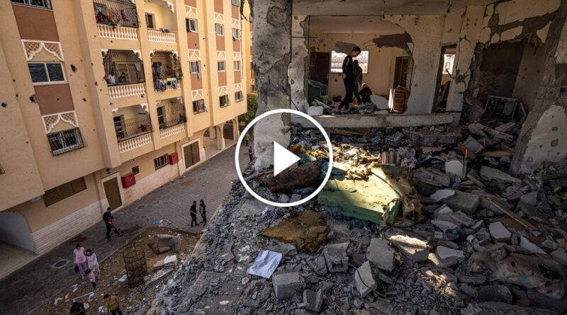 Video: Devastation in Khan Younis After Airstrikes Pound Southern Gaza