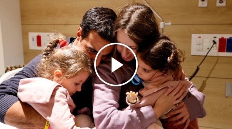 Video: Hostages Reunite With Families at Israeli Children’s Hopsital