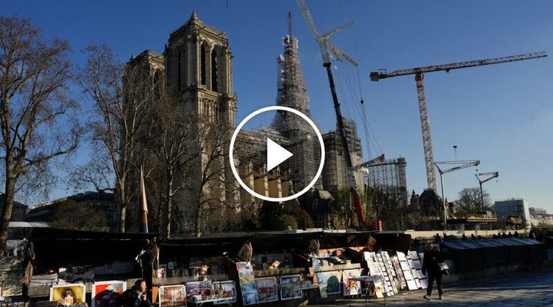 Video: Macron Visits Notre-Dame as Restoration Continues