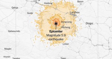 Map: 5.9-Magnitude Earthquake Strikes Northwestern China