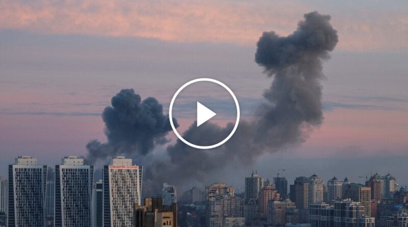 Video: Russia Launches Widespread Air Attack on Ukrainian Cities