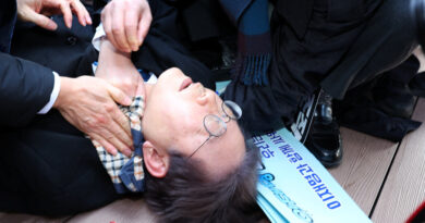 South Korean Opposition Leader Is Stabbed