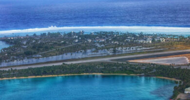 Powerful Waves Slam U.S. Army Base in the Marshall Islands