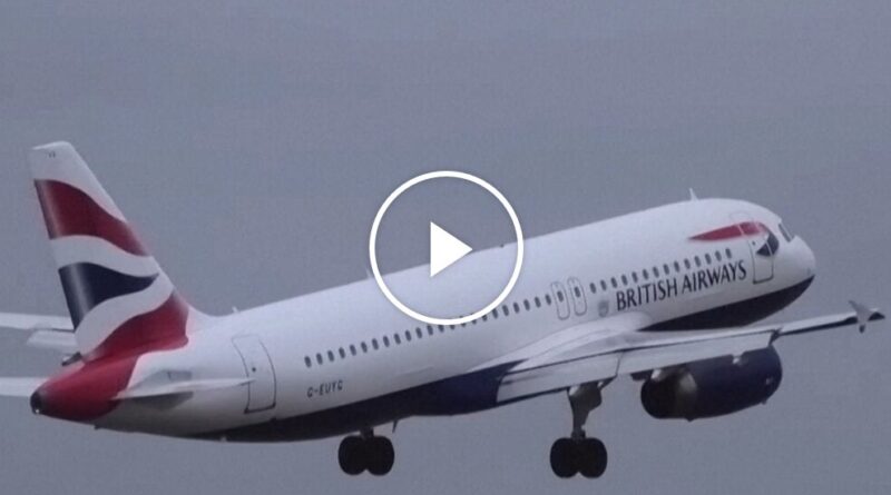 Video: Winter Storm Makes Landings Difficult at Heathrow